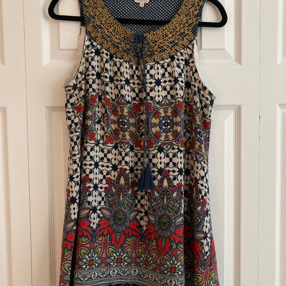 En Crème bohemian mini-dress or top